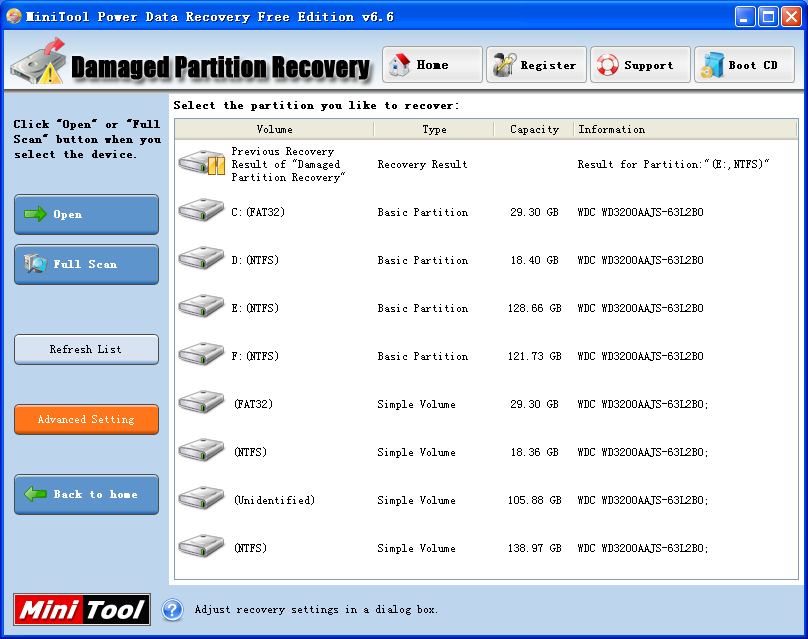 Hard drive disk recovery